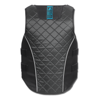 Colete de proteção Swing P19 fecho de correr adulto Preto / cinza Cinzento