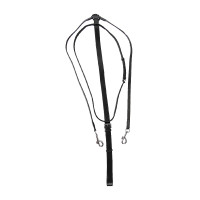 Martingal ajustável para rédeas Star Preto