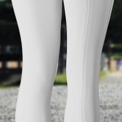 Calça com assento em silicone Tiffany B Vertigo feminino Branco brilhante
