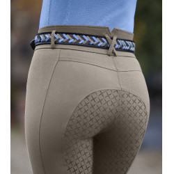 Cinto trançado ELT Karla Azul céu / bege / asfalto