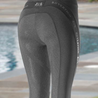Calça colante B Vertigo Jenny com fundo de camurça feminino Calça colante B Vertigo Jenny com fundo de camurça feminino