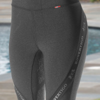 Calça colante B Vertigo Jenny com fundo de camurça feminino Preto Calça colante B Vertigo Jenny com fundo de camurça feminino Preto