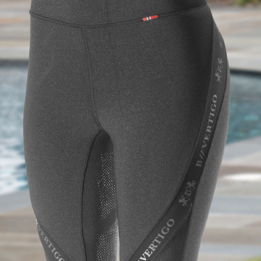 Calça colante B Vertigo Jenny com fundo de camurça feminino Calça colante B Vertigo Jenny com fundo de camurça feminino