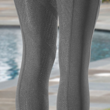 Calça colante B Vertigo Jenny com fundo de camurça feminino Calça colante B Vertigo Jenny com fundo de camurça feminino