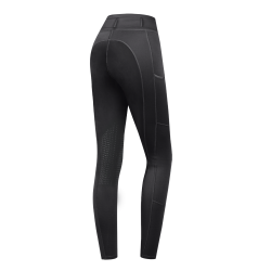 Legging de equitação ELT Ella com grip nos joelhos Preto Legging de equitação ELT Ella com grip nos joelhos Preto