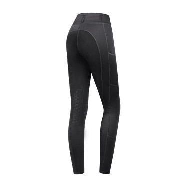 Legging de equitação ELT Ella com grip nos joelhos Preto