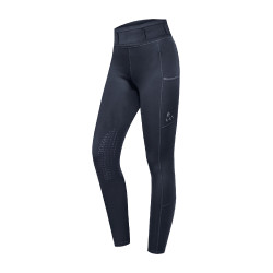 Legging de equitação ELT Ella com grip nos joelhos Azul noturno