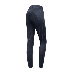 Legging de equitação ELT Ella com grip nos joelhos Azul noturno