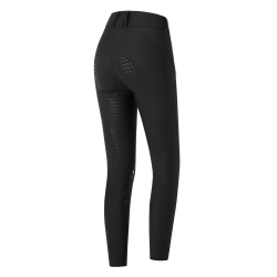 Calça de equitação ELT Performance Odelette silicone Preto