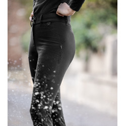 Calça de equitação ELT Performance Odelette silicone Preto