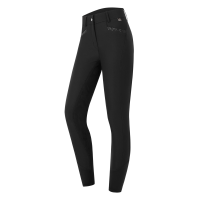 Calça de equitação ELT cintura alta Oktavia Curved Preto