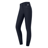 Calça de equitação ELT cintura alta Oktavia Curved Azul profundo