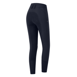 Calça de equitação ELT cintura alta Oktavia Curved Azul profundo