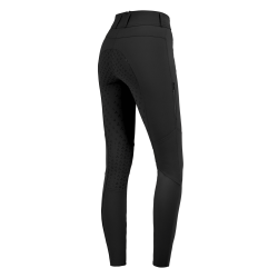 Calça de equitação ELT cintura alta silicone Hella Preto