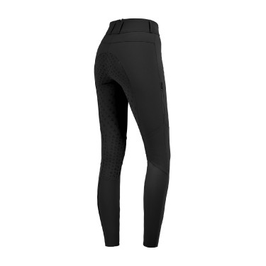 Calça de equitação ELT cintura alta silicone Hella Preto