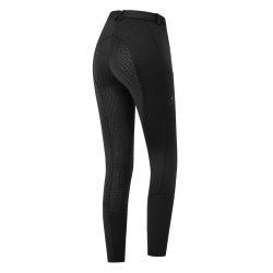 Calça de equitação térmica ELT Essential com silicone feminina Preto Calça de equitação térmica ELT Essential com silicone feminina Preto