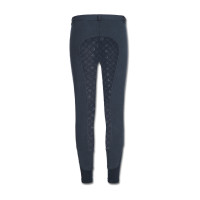 Calça de equitação térmica ELT Fun Sport com silicone infantil Azul noturno