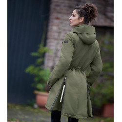 Parka de equitação ELT inverno Kopenhagen Oliva Verde Parka de equitação ELT inverno Kopenhagen Oliva Verde