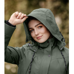 Parka de equitação ELT inverno Performance Ontario Verde-oliva escuro Kaki