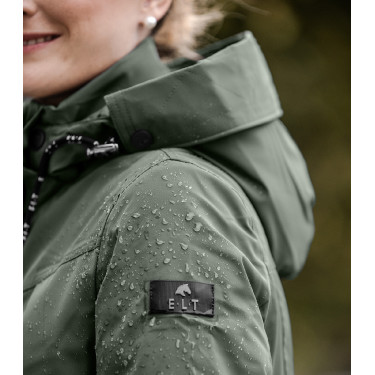 Parka de equitação ELT inverno Performance Ontario Verde-oliva escuro Kaki