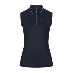 Polo técnico sem mangas ELT Paris Azul profundo
