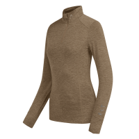 Camiseta com zíper funcional ELT Milano Mistura Cappuccino Castanho