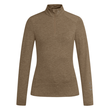 Camiseta com zíper funcional ELT Milano Mistura Cappuccino Castanho