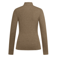 Camiseta com zíper funcional ELT Milano Mistura Cappuccino Castanho