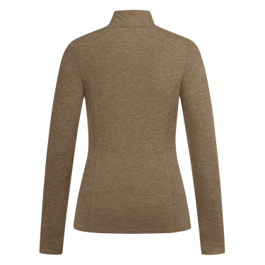 Camiseta com zíper funcional ELT Milano Mistura Cappuccino Castanho