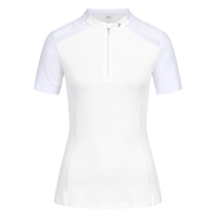 T-shirt com fecho funcional ELT Nancy Branco T-shirt com fecho funcional ELT Nancy Branco