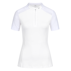 T-shirt com fecho funcional ELT Nancy Branco