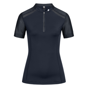 T-shirt com fecho funcional ELT Nancy Azul profundo T-shirt com fecho funcional ELT Nancy Azul profundo