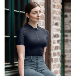 T-shirt com fecho funcional ELT Nancy Azul profundo T-shirt com fecho funcional ELT Nancy Azul profundo