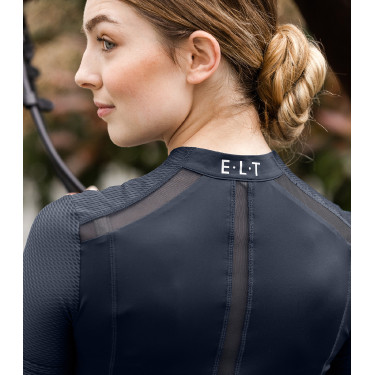 T-shirt com fecho funcional ELT Nancy Azul profundo T-shirt com fecho funcional ELT Nancy Azul profundo