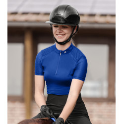 T-shirt com fecho funcional ELT Nancy Azul safira