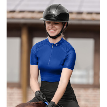 T-shirt com fecho funcional ELT Nancy Azul safira