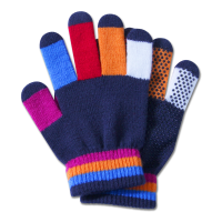 Luvas Magic Grippy Trend ELT infantil multicoloridas Multicolorido / azul Luvas Magic Grippy Trend ELT infantil multicoloridas Multicolorido / azul