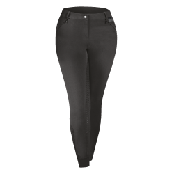 Calça de equitação ELT Dahlia Silicone Lamas Cinzento