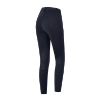 Calça de equitação infantil ELT Essential com grip nos joelhos Azul profundo Calça de equitação infantil ELT Essential com grip nos joelhos Azul profundo