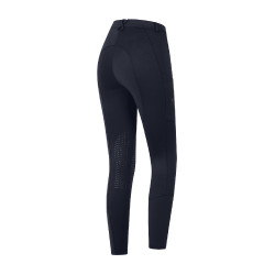 Calça de equitação ELT Essential com grip nos joelhos feminina Azul profundo