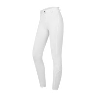 Calça de equitação ELT Essential silicone feminina Branco