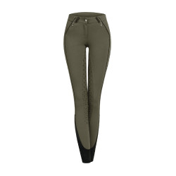 Calça de equitação ELT Fenja Caqui Kaki