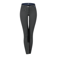Calça de equitação infantil ELT Fun Sport Asfalto / preto