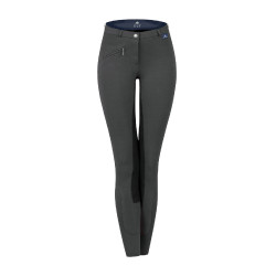 Calça de equitação infantil ELT Fun Sport Asfalto / preto