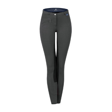 Calça de equitação infantil ELT Fun Sport Asfalto / preto
