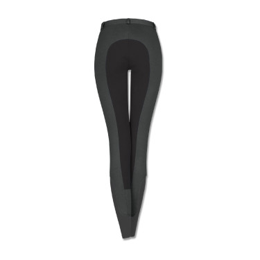 Calça de equitação infantil ELT Fun Sport Asfalto / preto
