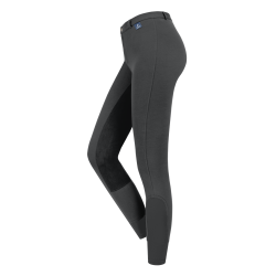 Calça de equitação infantil ELT Fun Sport Asfalto / preto