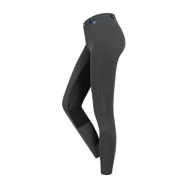 Calça de equitação infantil ELT Fun Sport Asfalto / preto