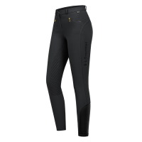 Calça de equitação ELT Lucy Glam silicone Preto