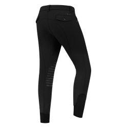 Calça de equitação ELT Mailo com grip nos joelhos masculino Preto Calça de equitação ELT Mailo com grip nos joelhos masculino Preto